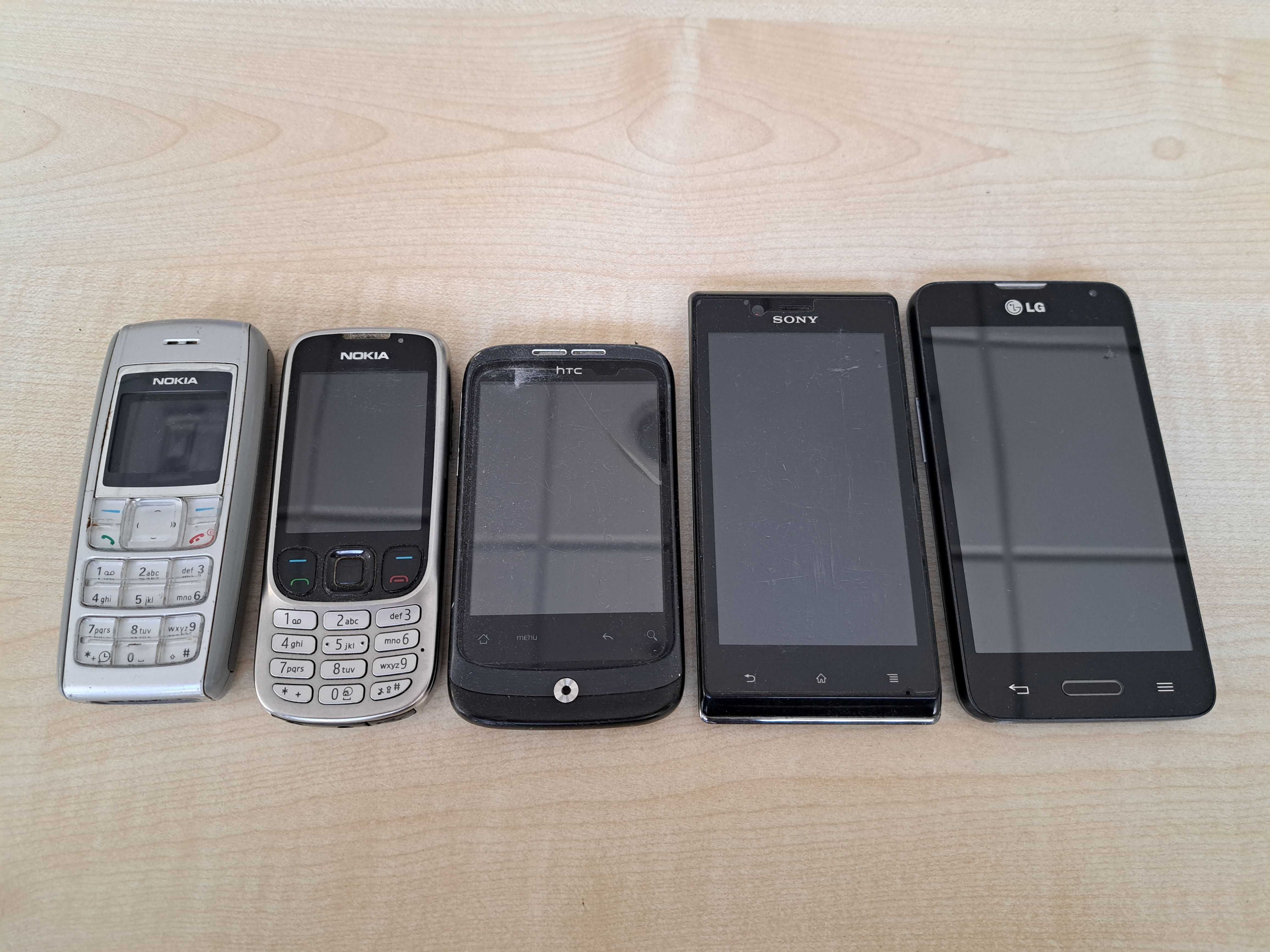 Uszkodzone telefony i smartfony