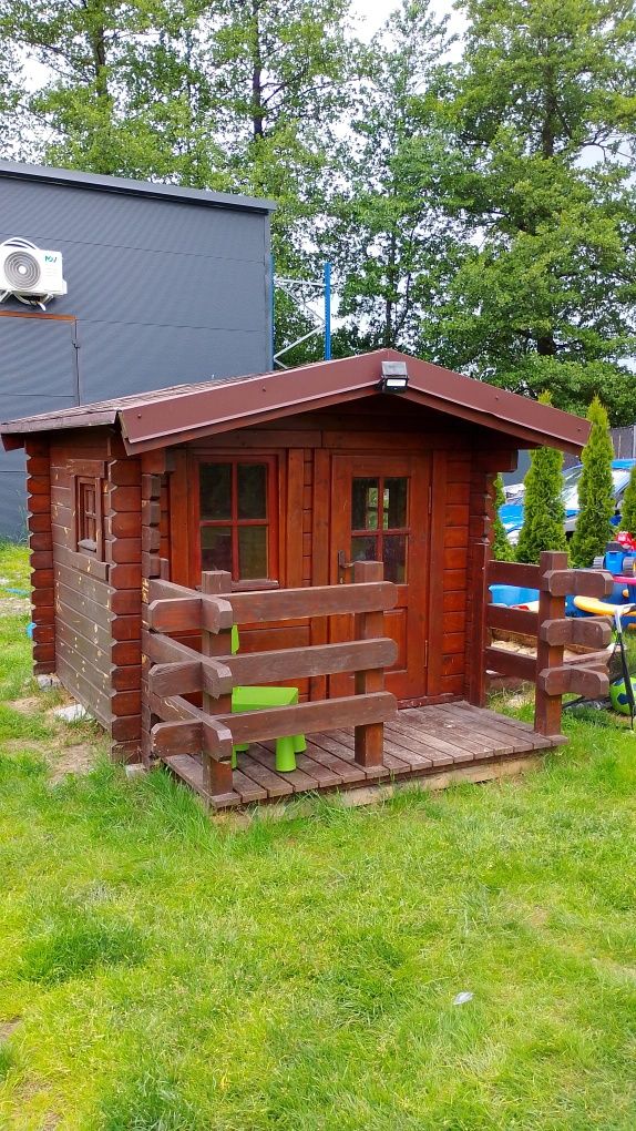 Piękny domek dla dzieci sauna altanka domek letniskowy