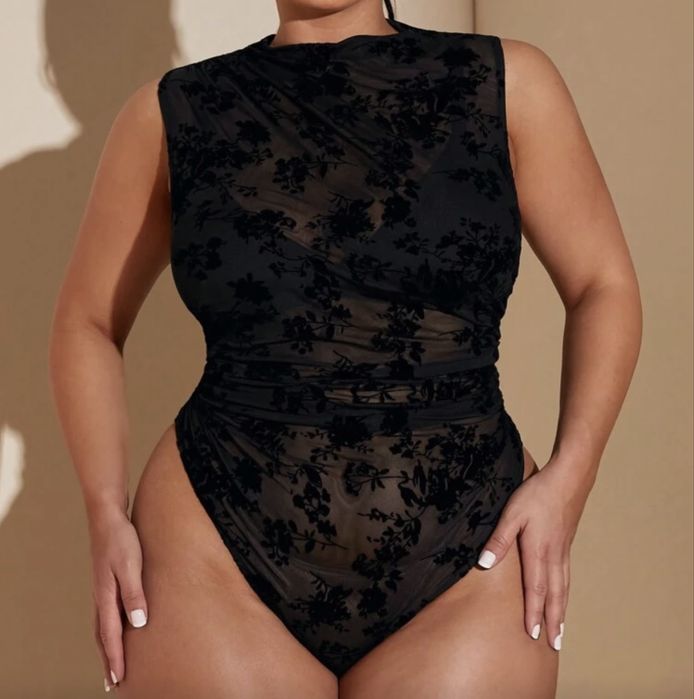 Body damskie nowe czarne rozmiar XXL