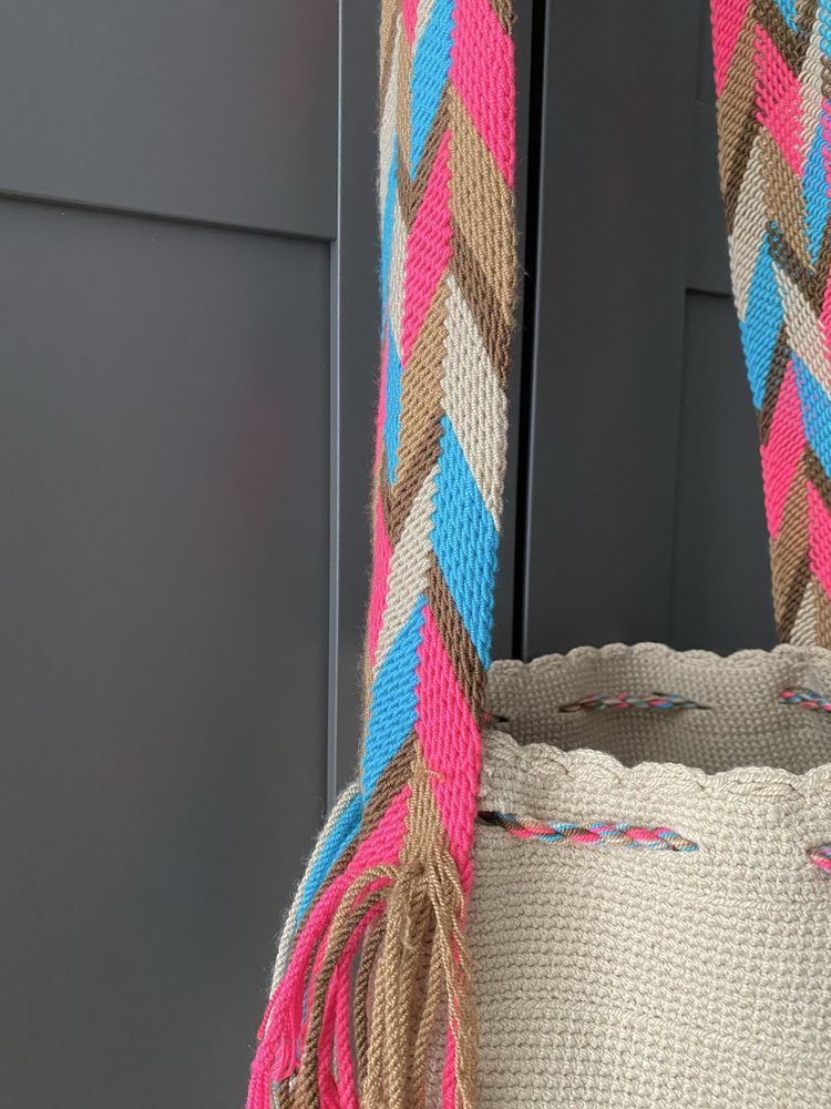 Wayuu kolumbijska ręcznie tkana torba