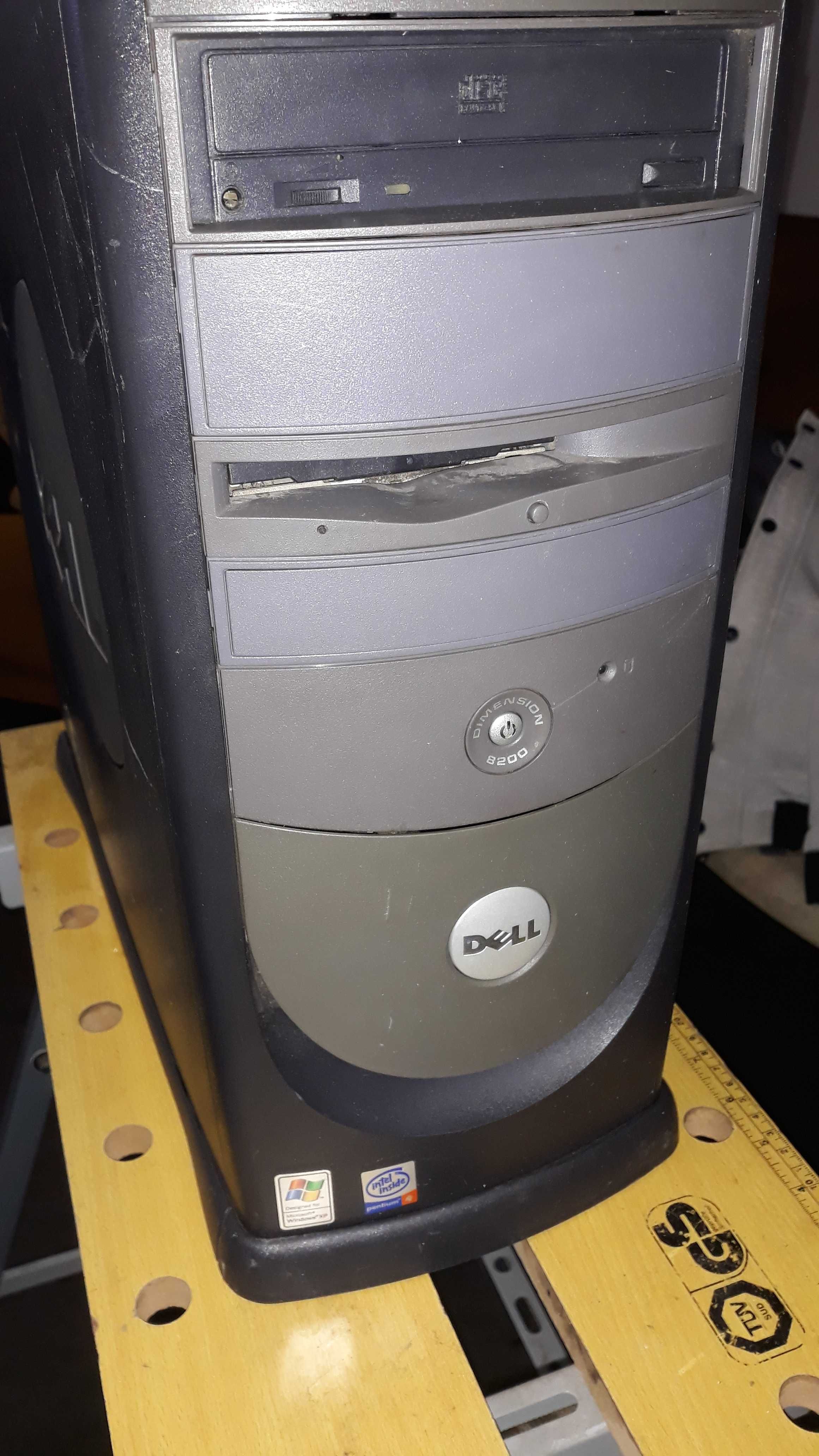 komputery dell używane monitory klawiatura