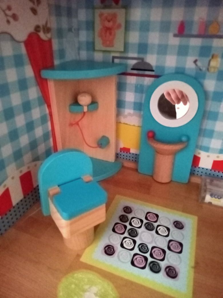 domek dla lalek drewniany duży