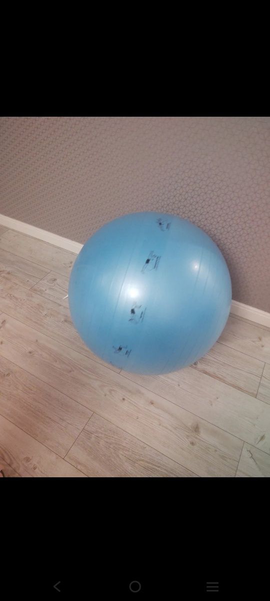 Piłka rehabilitacyjna qmed 75 cm niebieska