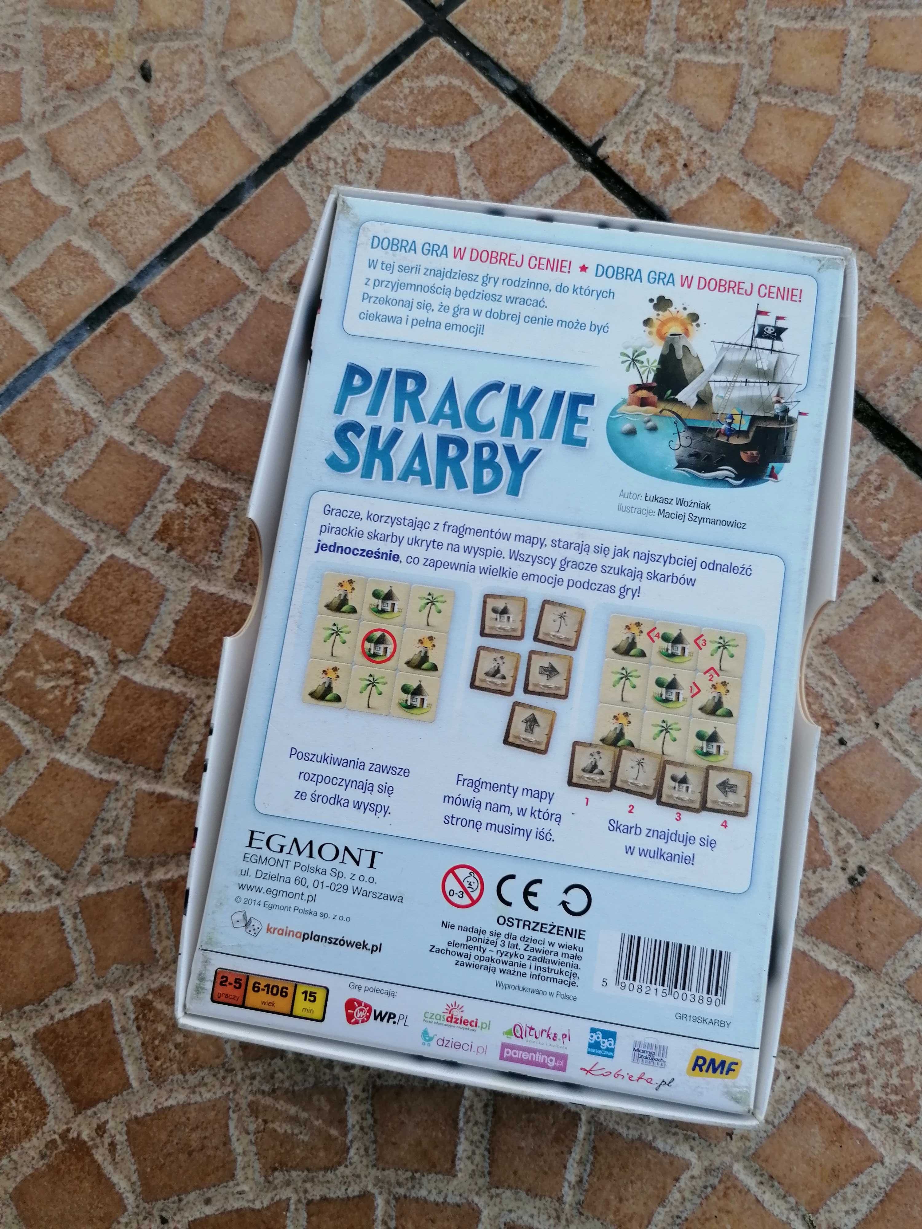 Pirackie skarby gra Egmont zabawka