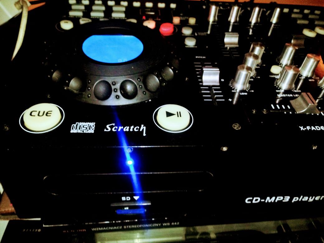 Kontroler cd mp3 usb sd mikser mix