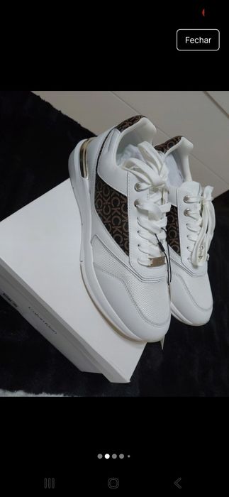 Sapatilhas mulher brancas calvin Klein