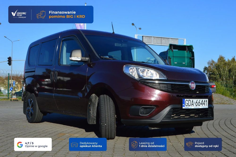 Fiat Doblo [14515]1,4 B Km, 2 X Boczne Drzwi, Niski Przebieg,