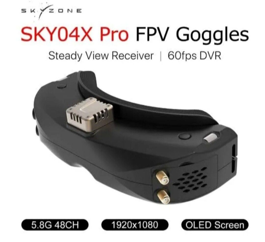 Очки SKYZONE SKY04X PRO OLED Steady View V3.3 Goggles, 5.8G.