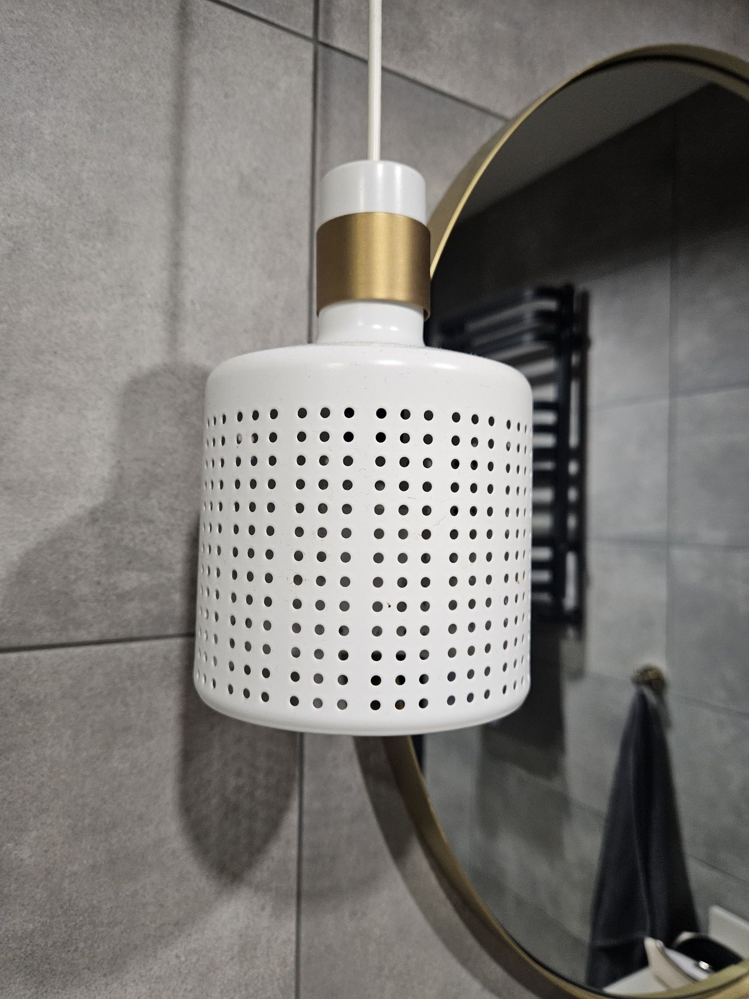 2x Lampa wisząca biała