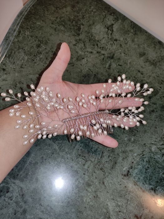 Gancho Toucado Pérolas Noiva