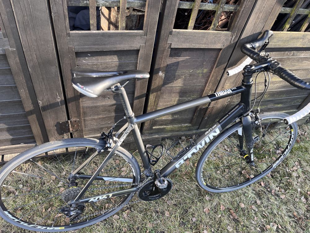 Rower szosowy BTWIN Triban 540 L + dodatki