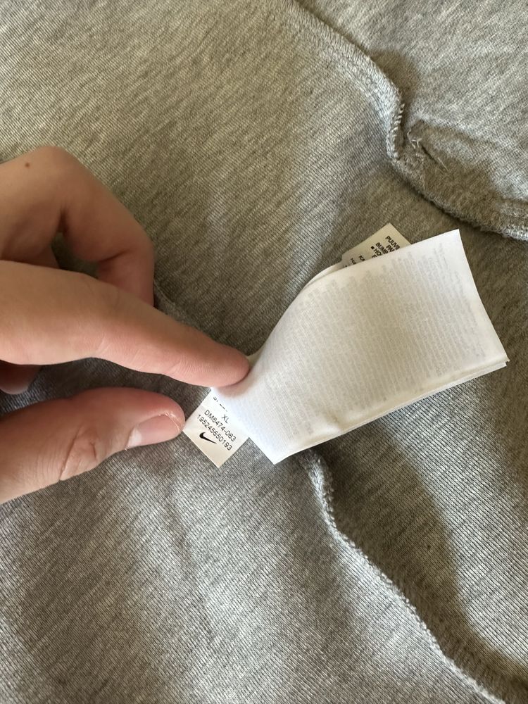 Костюм Nike tech fleece серый Drill