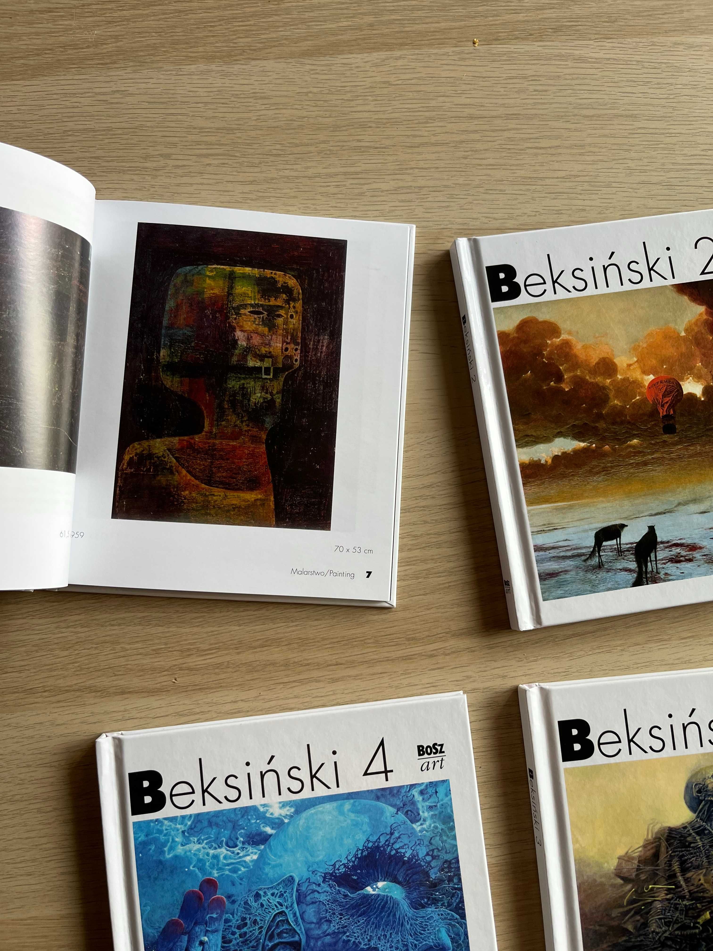 Beksiński album 1-4 w obwolucie ; Bosz ; stan idealny