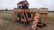 Duży domek dla dzieci plac zabaw drewniany (altany, donic