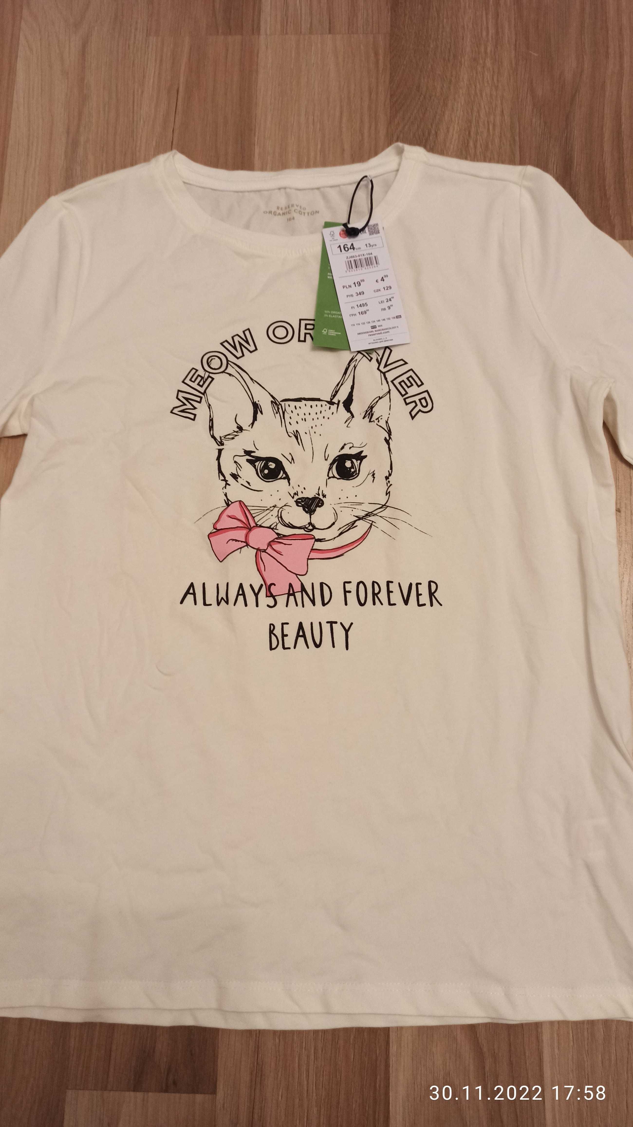 Reserved, t shirt na długi rękaw, rozmiar 158