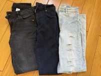 3 pary Spodni jeansy rozmiar 36 shaping hm