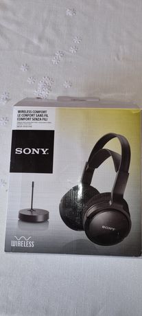Słuchawki bezprzewodowe ze stacją firmy Sony