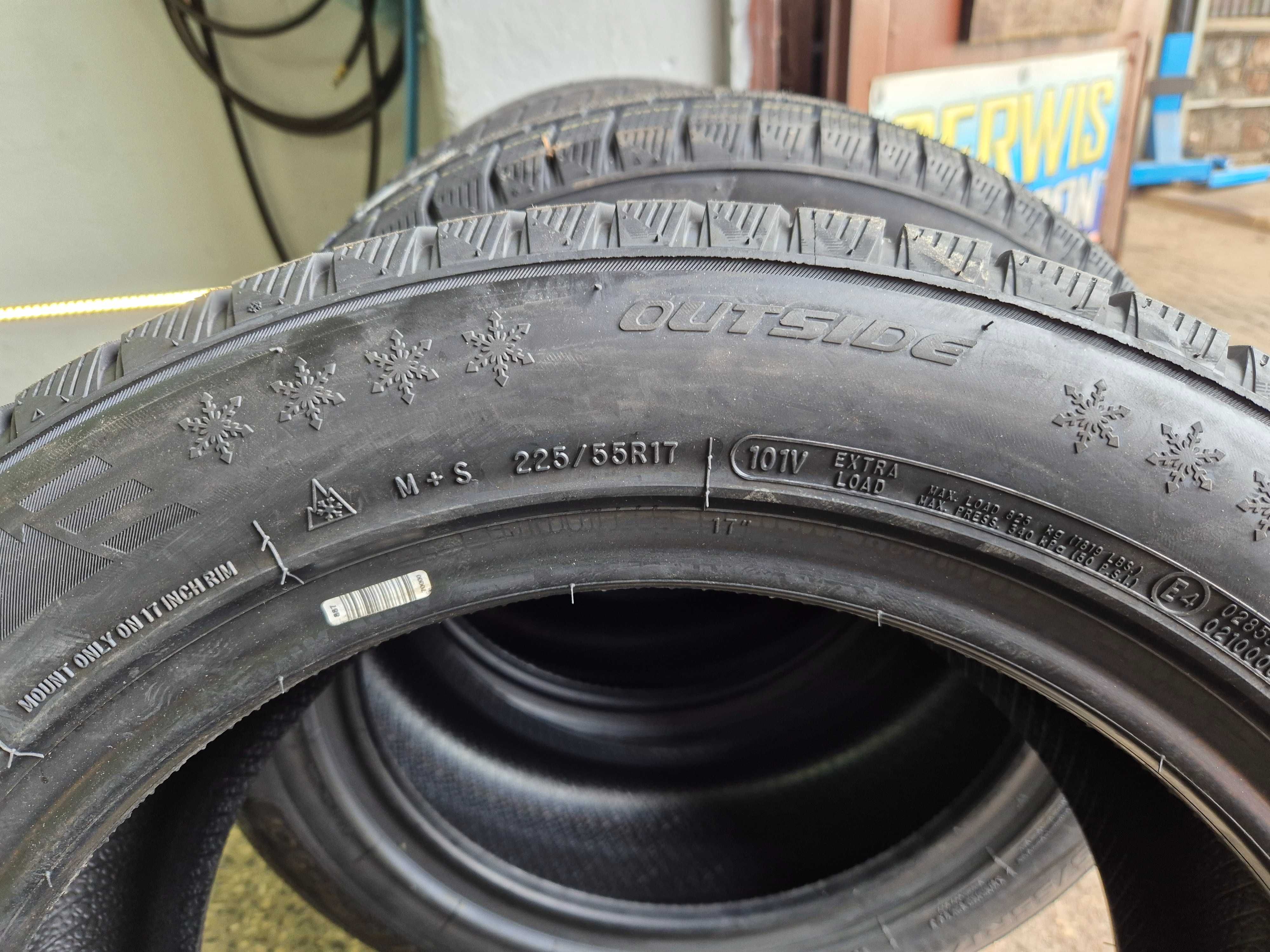 225/55r17 fortune nowe opony zimowe montaz w cenie