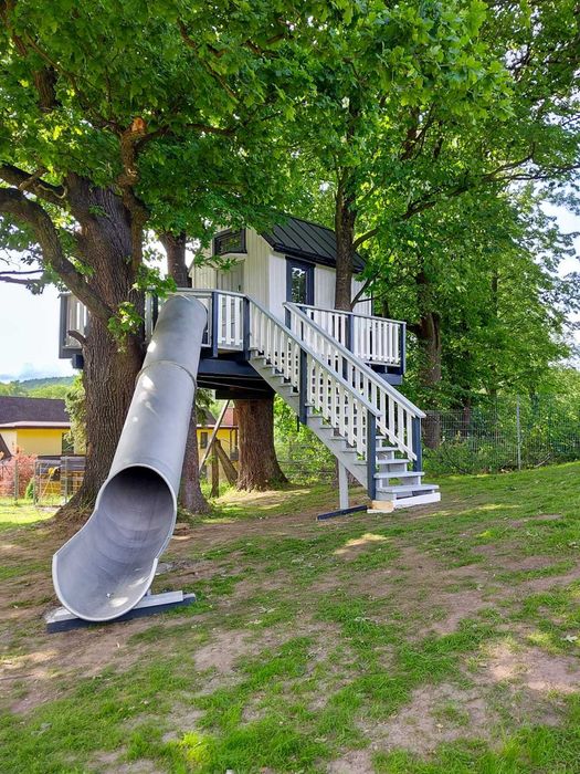 Drewniany Domek na drzewie DND15! dla dzieci! Dom LETNISKOWY działkowy