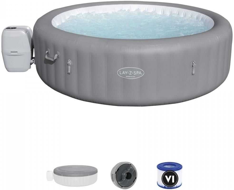 Basen z hydromasażem Bestway Grenada Lay-Z Spa 6 os 236x71 cm Jacuzzie