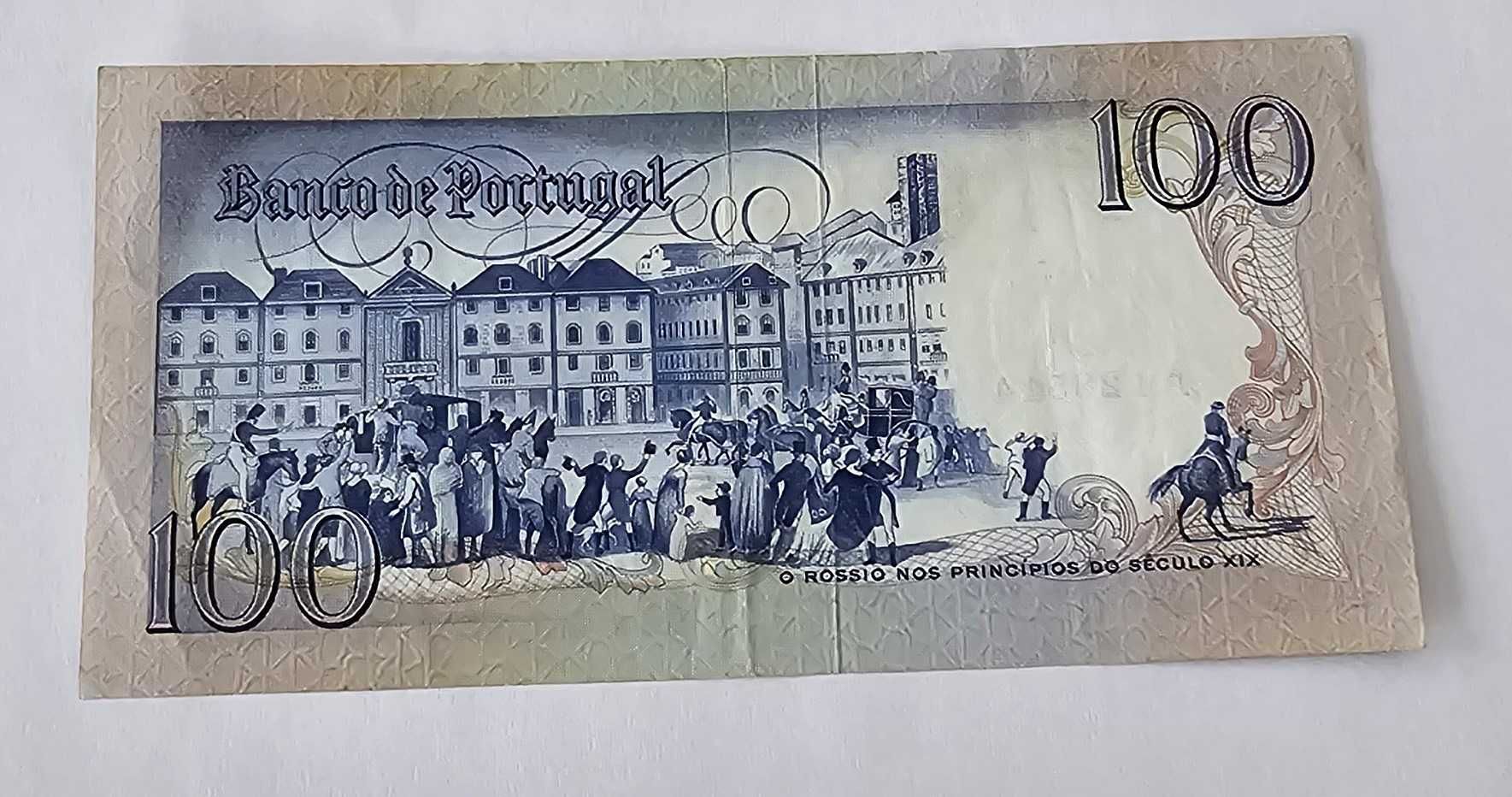 Nota de 100 escudos antiga