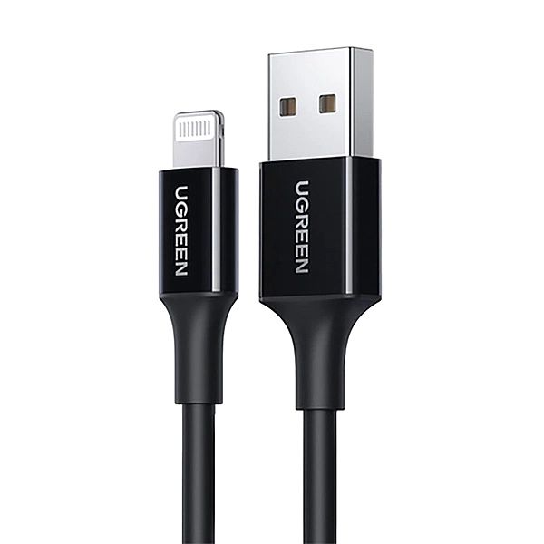 Kabel Ugreen US155, 80822 USB-A / Lightning MFi 2.4A 1m - czarny