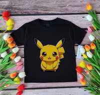 Koszulka pokemon pikatchu Czarna rozmiar 122/128cm