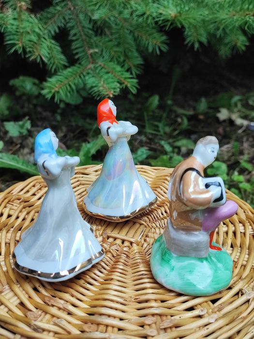 Porcelana Dulowo 3 figurki Komplet
