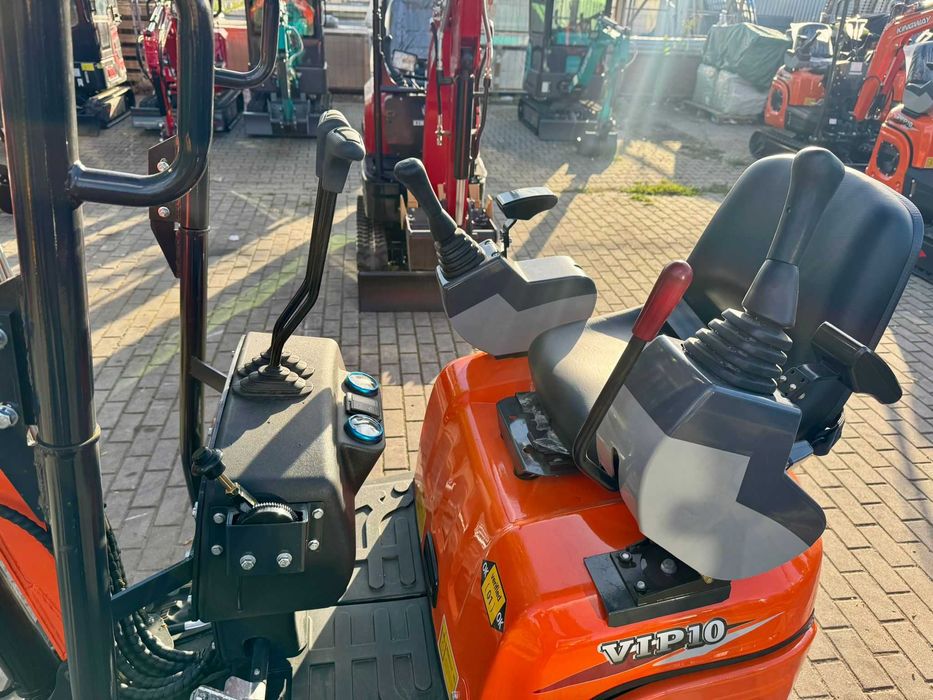 Minikoparka Kingway VIP PRO 1000kg DIESEL CHŁOD olej PEŁNE WYPOSAŻENIE
