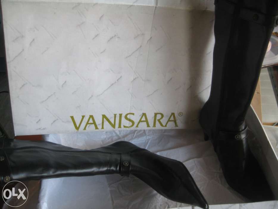 Botas de pele marca Vanisara (não usadas) nº 40