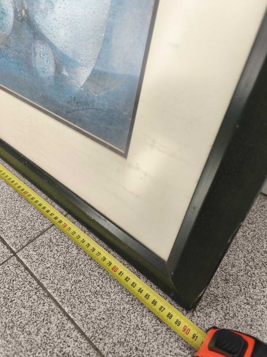 Quadro Moldura Ilustração Artística