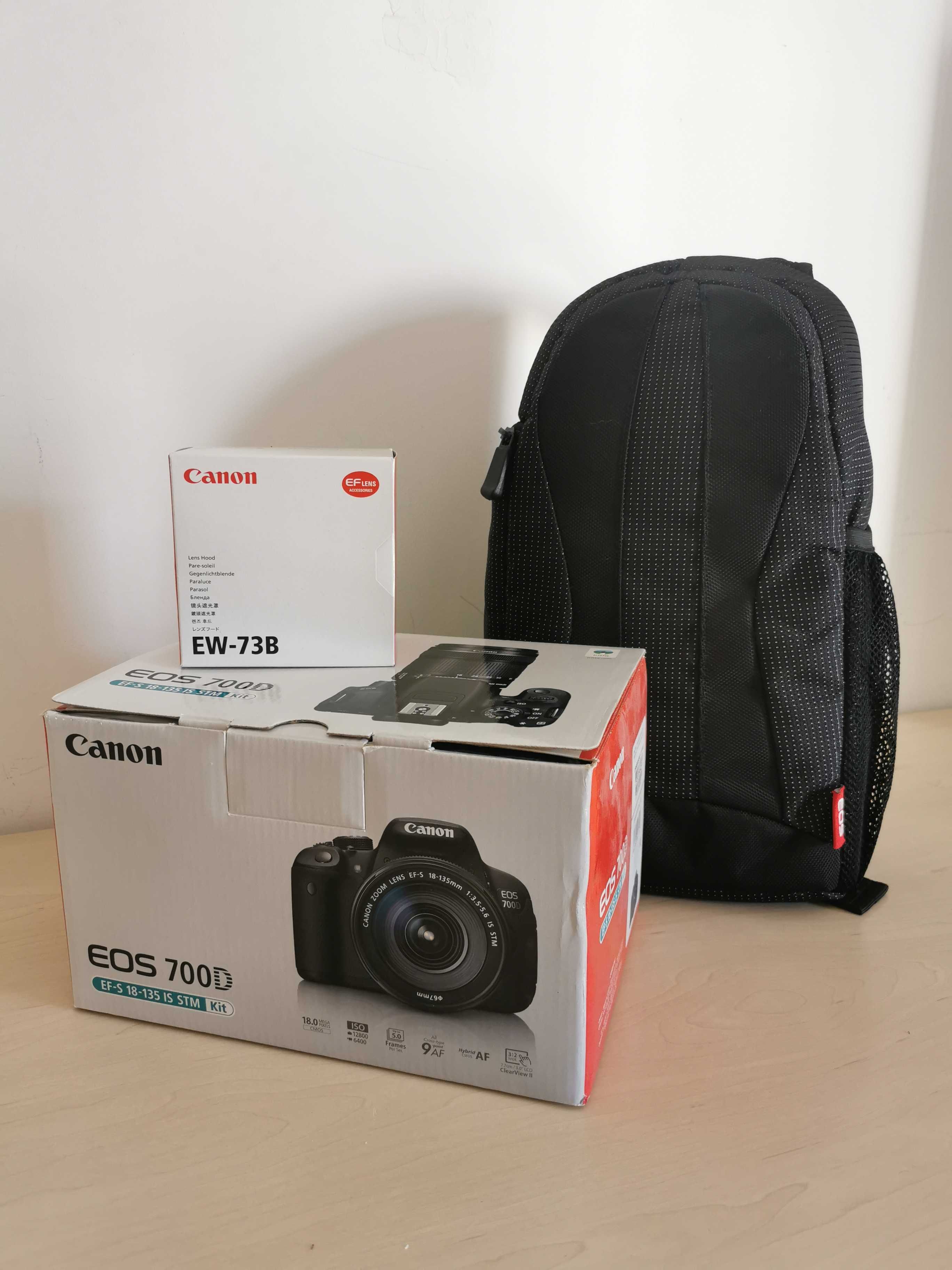 Canon EOS 700D (Objetiva 18-135mm) nova