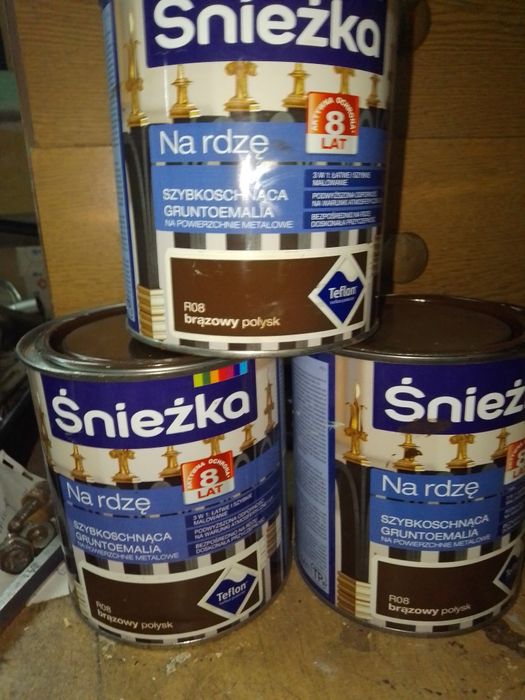 Farba na rdzę śnieżka