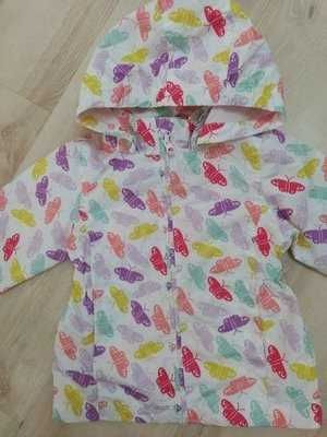ветровка,дождевик в яркий принт , бабочки name it 12-18-24 мес