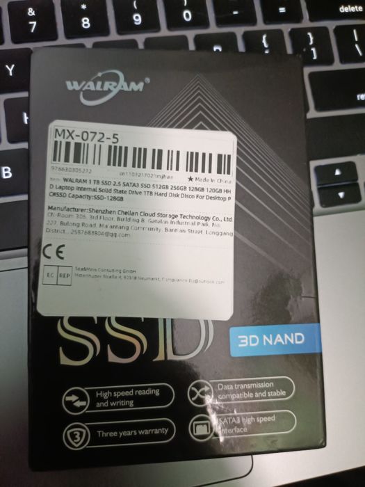 SSD WALRAM 128 GB // Сата ССД 128 ГБ