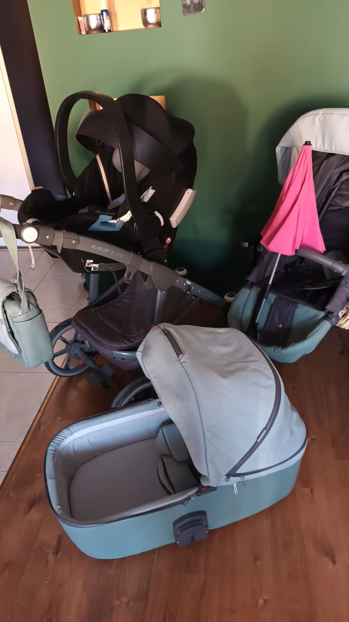 Sprzedam wózek 2w1 plus fotelik