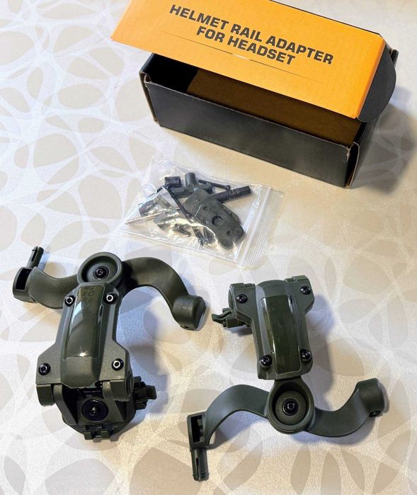 Кріплення чебурашки активних навушників на шолом Fast,Earmor,Walker