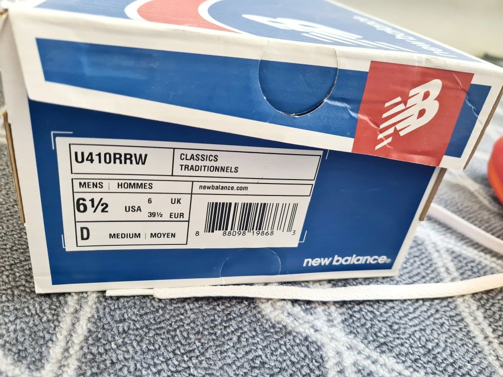 New Balance 410 pomarańczowe sneakersy damskie 39,5