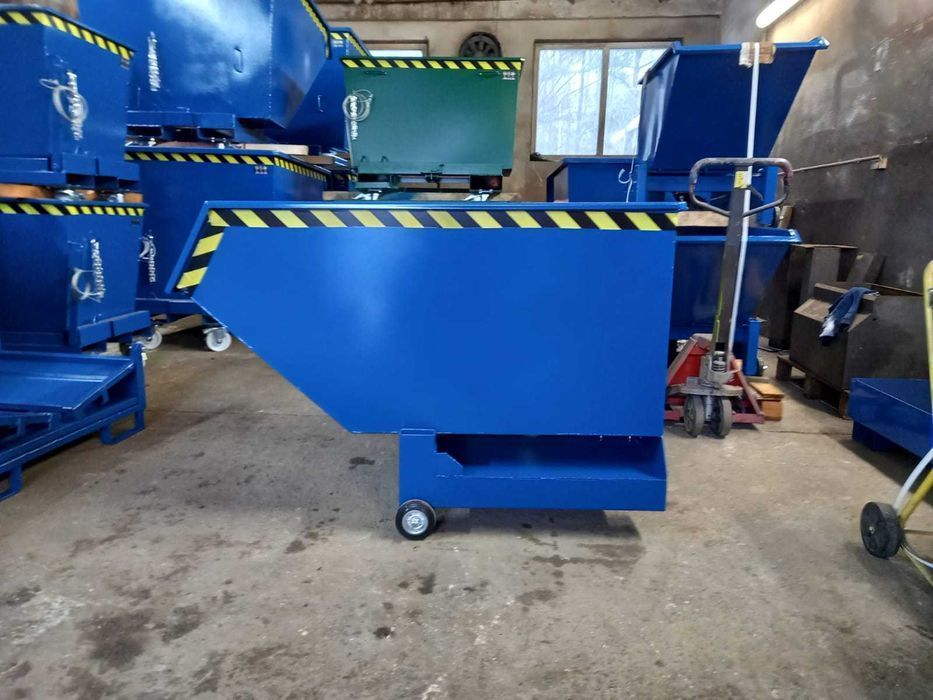 Mała Samowyładowcza Koleba Na Kołach PMMC 600L.KONTENER