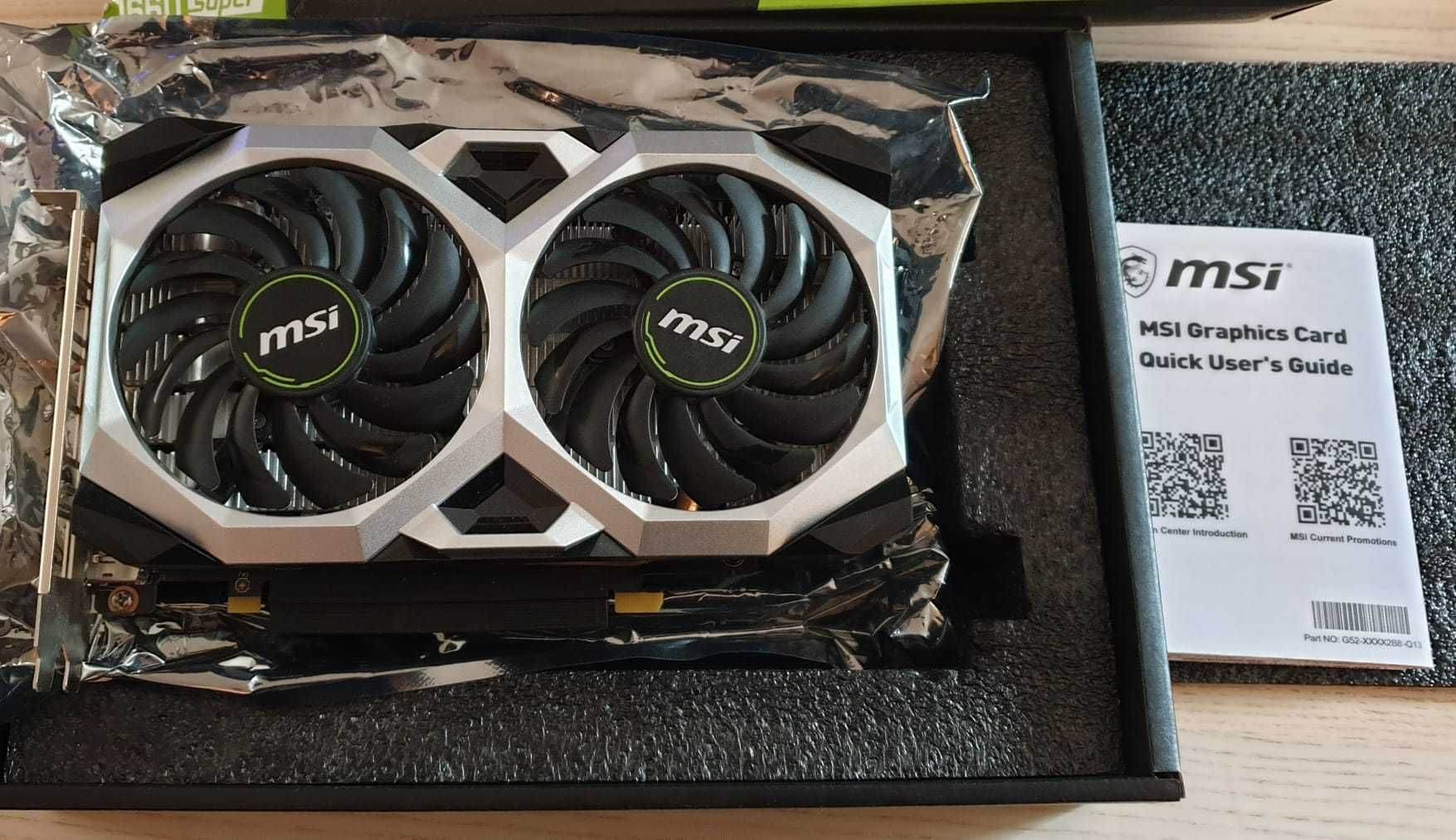 Gráfica MSI Nvidia GEForce GTX 1660 Super Ventus XS OC 6 GB GDDR 6