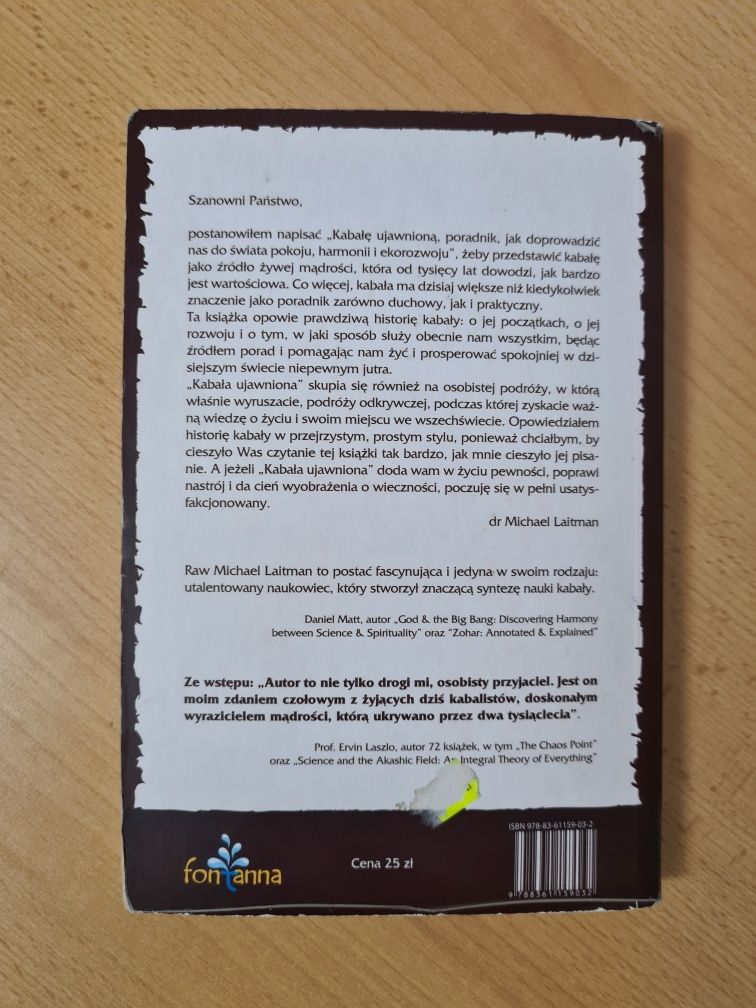 Kabała ujawniona - dr Michael Laitman