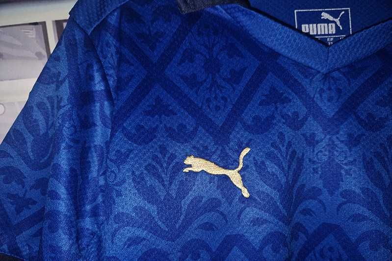 Italia - Włochy F.I.G.C. Puma DryCell 2020-22 home size: YM-134 cm