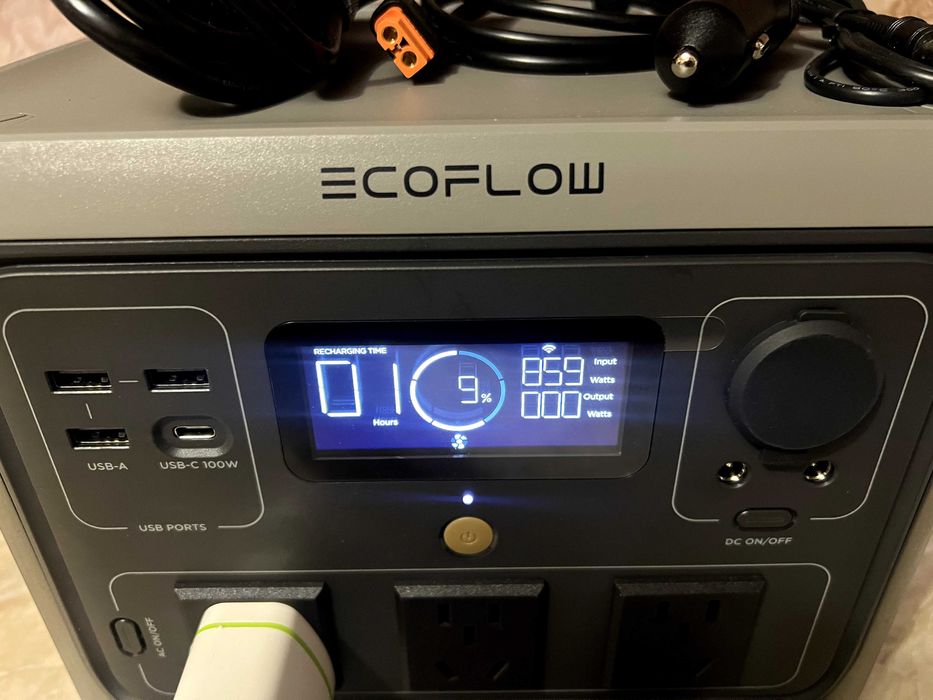 Зарядна станція Ecoflow River 2 Pro з розетками 220 В (768 Вт*год)