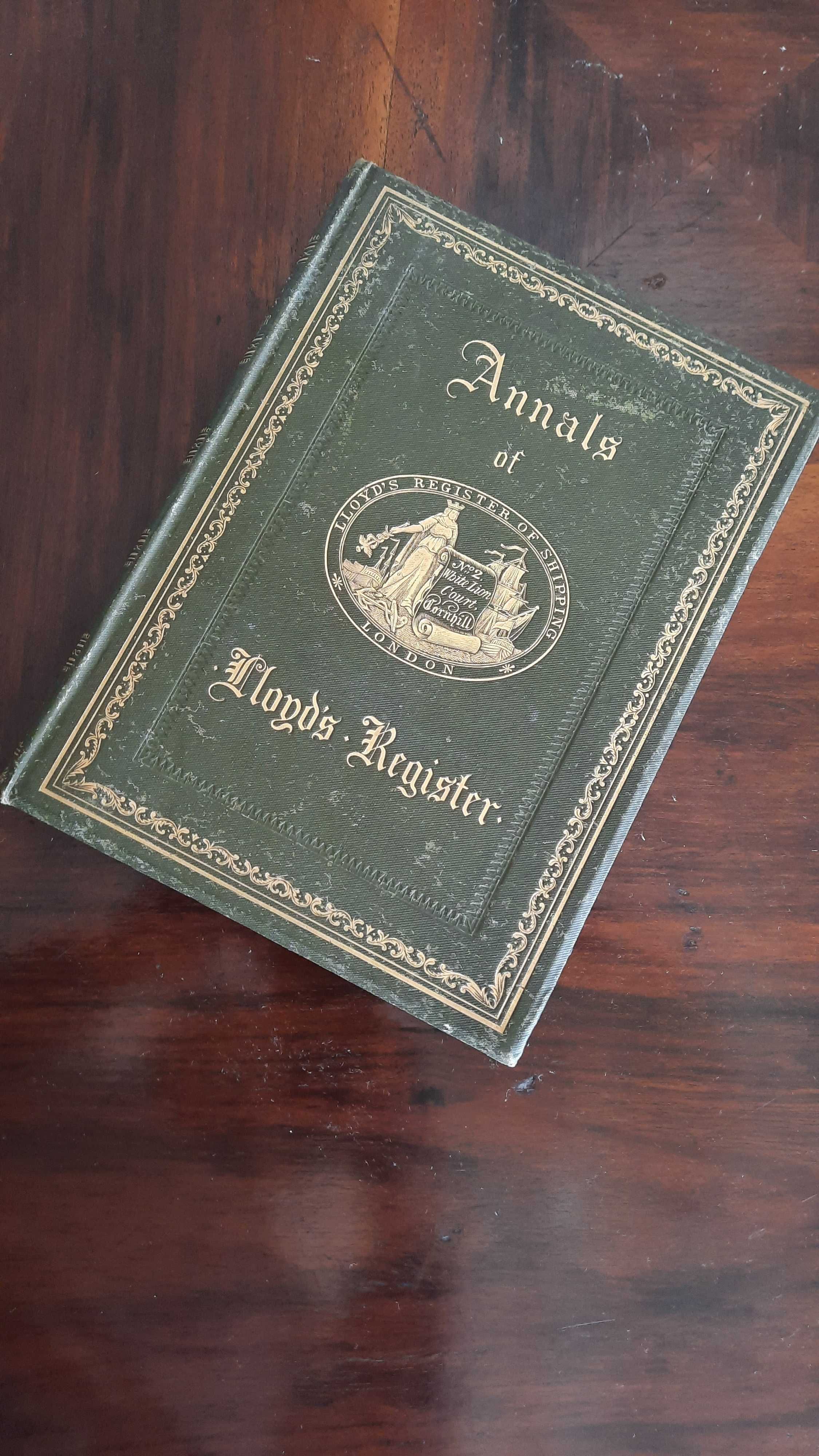 LIVRO Séc. XIX - ANNALS of Loyd's Register of Shipping 1884 - 50th an.