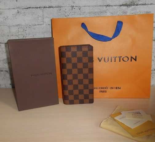 LOUIS VUITTON LV Męski portfel duży, skóra na present 62665-2