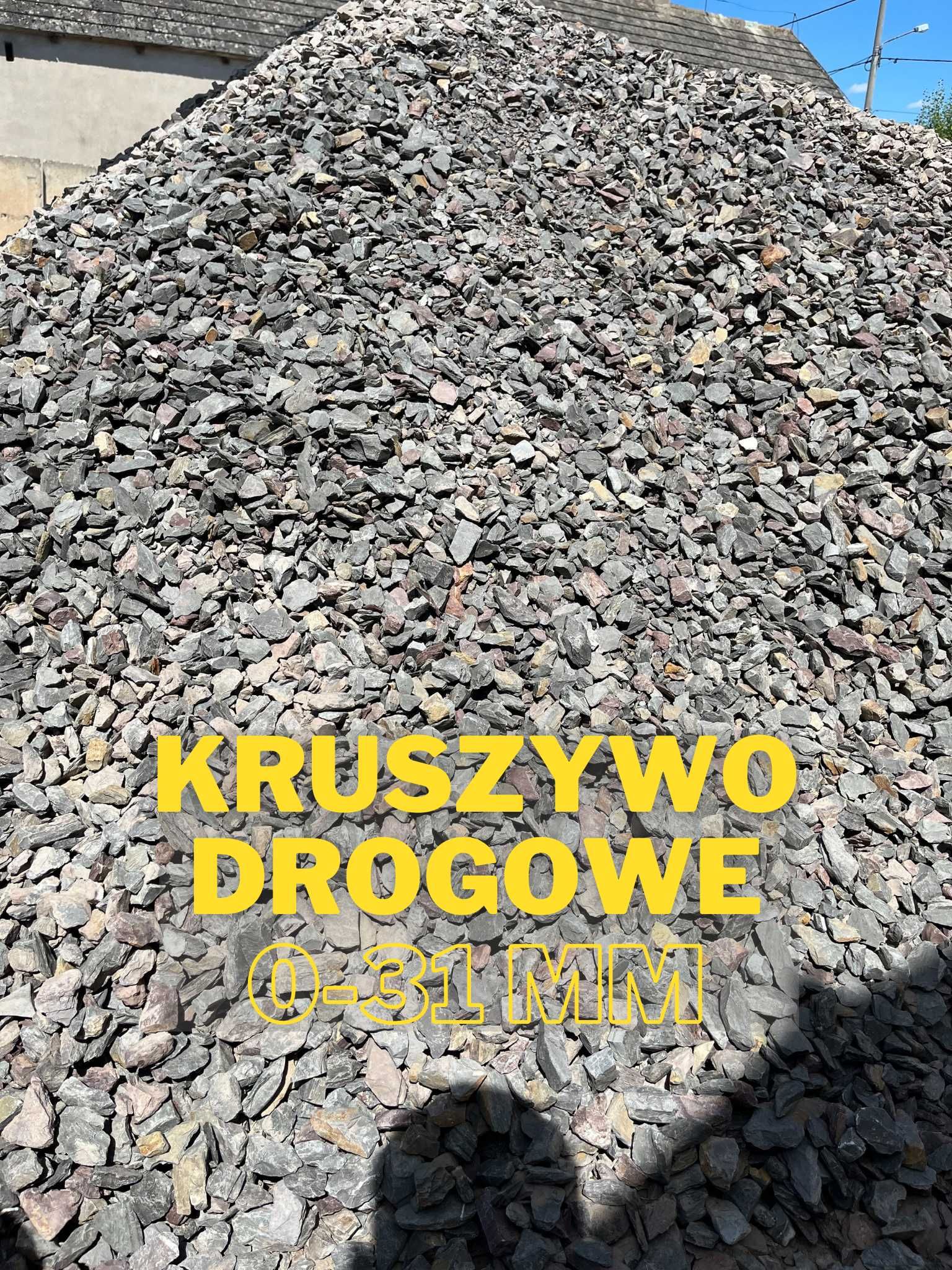 Piasek siany płukany Ziemia Kruszywo Gruz Transport Łódź