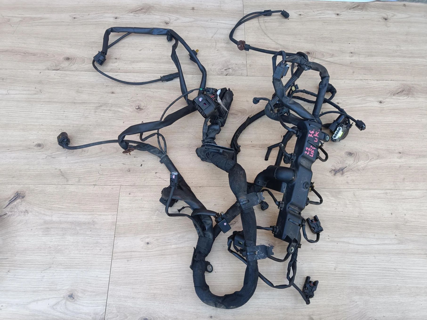 MERCEDES W204 W211 LIFT 2.2 CDI WIĄZKA INSTALACJA SILNIKA ANGLIK DELPHI A6461501520