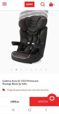 Cadeira de auto para bebe