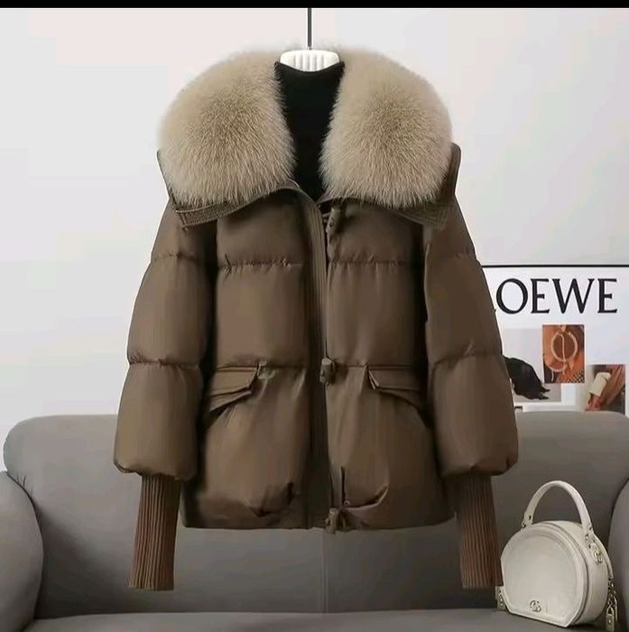 Зимова куртка пальто з відстібним хутром