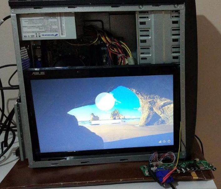 Placa TV reutiliza o LCD do teu Portátil Faça uma TV LCD